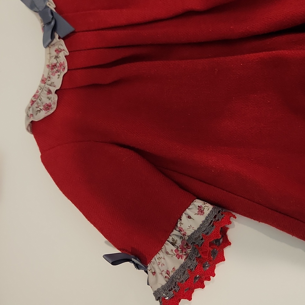 Dolce Petit Baby Dress with Matching Hat - Picture 2 of 7